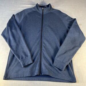 Dunning Golf Blue Men's Jacket Full Zip Large Long Sleeve Fleece Lining